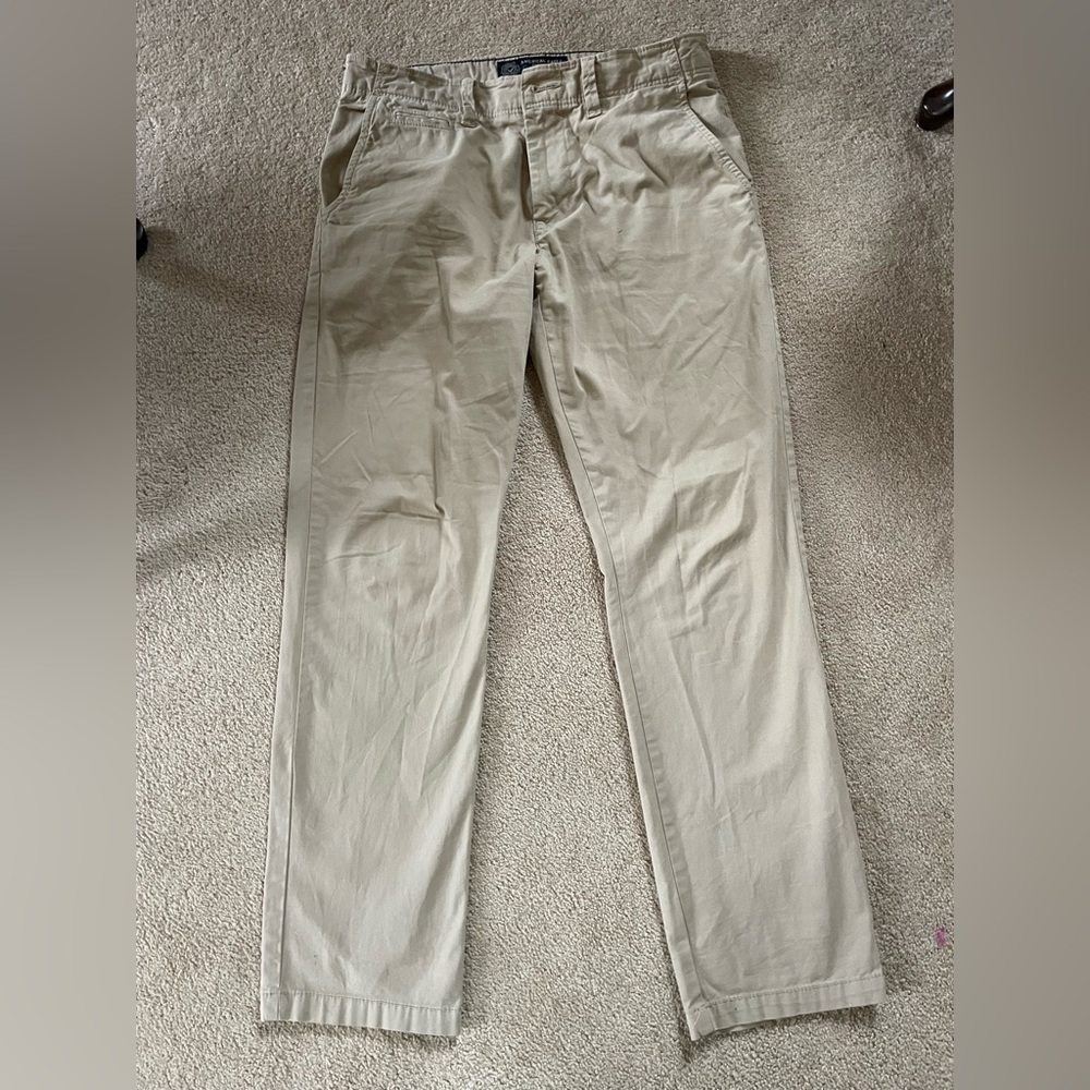 Men’s khaki dress pants, American Eagle, 30W, 30 length
